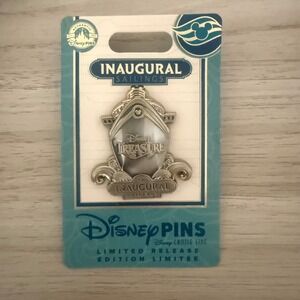 Disney Pin DCL Treasure Inaugural Sailings Limited Release Disney Cruise Line 3D